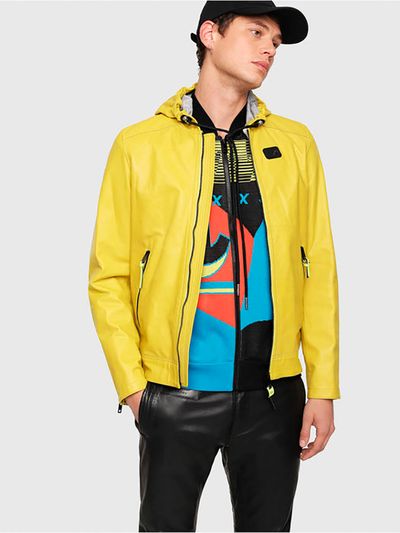 jaqueta amarela masculina