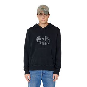 Moletom Diesel S-Ginn-Hood-E4 – Preto – G